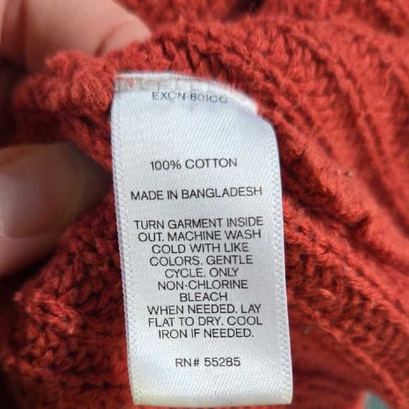 Red-Orange Knit Tank - Picture 8 of 8